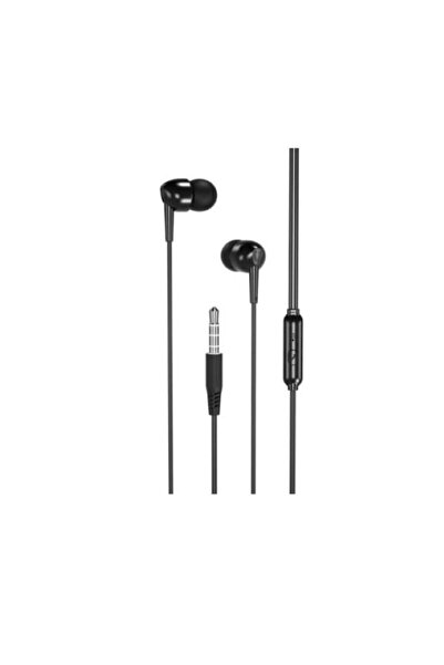 OEM In-ear headphones with microphone and bass boost, 3.5mm jack, black
