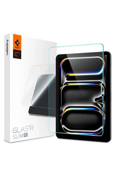 Spigen Folie pentru iPad Pro 11 2024, J11, Sticla securizata, Clear