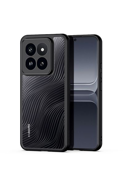 OEM Protective Case for Xiaomi 14 Pro, Stylish Look, B1028, Thermoresistant plastic, Intense Darkness