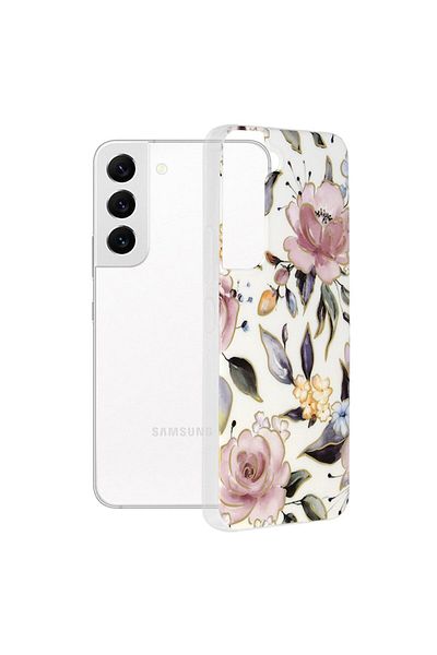 OEM Protective Case for Samsung Galaxy S22 5G, Elite Content, B2572, Thermoresistant Plastic, Chloe Whit