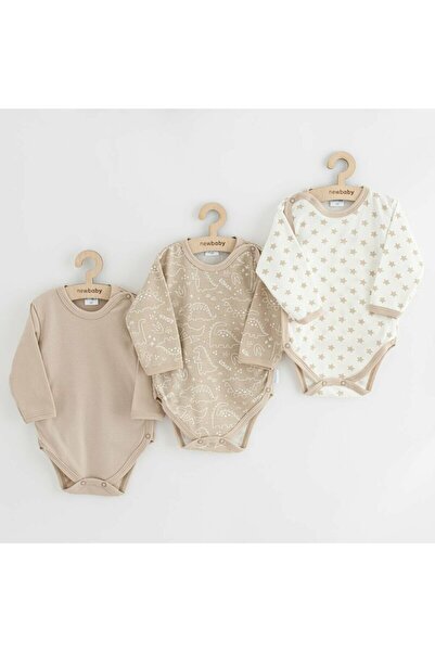 NEW BABY SHOP Set 3 piese, New Baby, Classic II, Include 3 body-uri cu maneca...