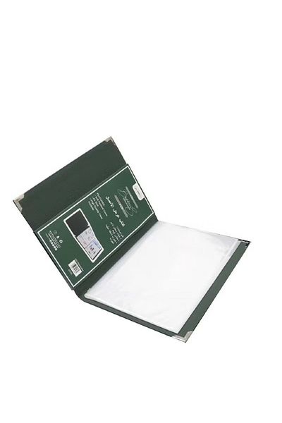 Roco EliteView A4 Display Book – 40 Pockets, Green Leather