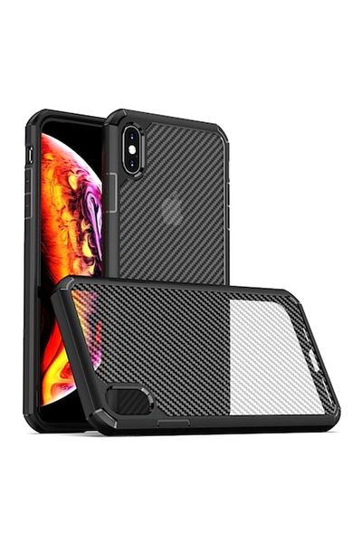 OEM Protective Case for iPhone XS Max, Xtreme Armor, Thermoresistant Plastic, Intense Darkness