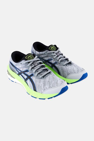 Asics Kids Boy Gt-2000 10 Gs Lace Up Running Shoes, Grey