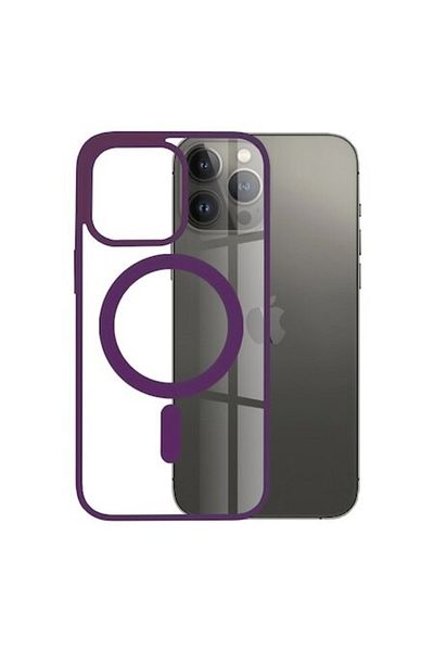 OEM Carcasă de înaltă protecție pentru iPhone 13 Pro, Slim Protector, B1682, Plastic termorezistent, Berry Purple