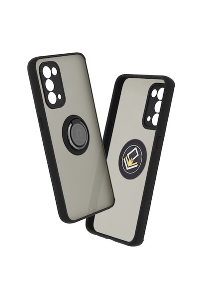 OEM Husă Techsuit Glinth pentru Oppo Reno5 5G / Find X3 Lite 5G - Neagră