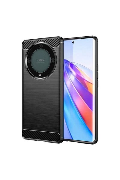 OEM Protective Case for Honor Magic5 Lite, Impact Safe, B1795, Thermoresistant Plastic, Intense Darkness