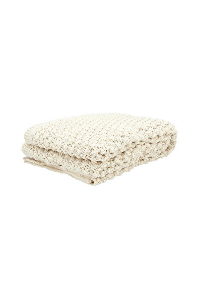 Cottage 100% Cotton Knitted Throw
