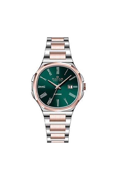 Nacar Sapphire Glass Classic Silver - Rose Women's Watch Nc33-398377-Enm