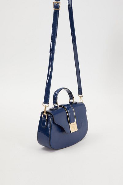 Levidor Geantă de umăr pentru femei Camel bleumarin 930214