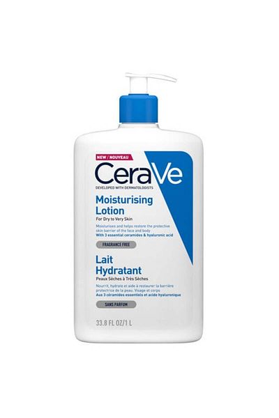 CeraVe Loțiune hidratantă pentru față și corp, ten uscat și foarte uscat, loțiune de corp, 236 ml