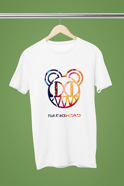 MAGORS Radiohead Printed Cotton Short Sleeve Regular Fit Rock Tshirt