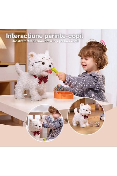 tumama Interactive Puppy Toy, Sings, Walks, Barks, Licks and Moves Head and Tail, Multiple Accessories
