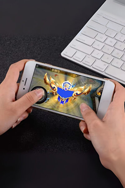 PSGT Akıllı telefonlar için Q8 oyun direksiyon, Valor A PUBG mobil Arena için vantuz mobil oyun Joystick