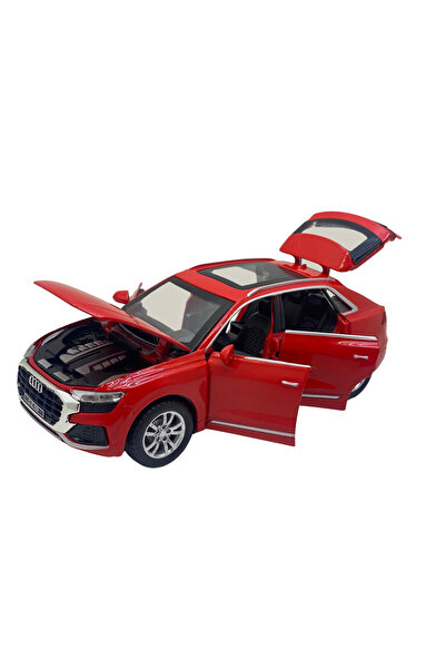 JPT Macheta metal replica Audi Q8 rosu 1:32 sunet si lumini