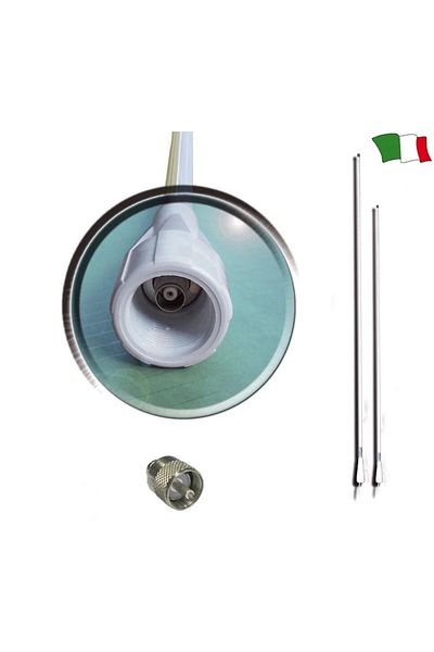 GFN Antena Nautica VHF FastFit, 150 cm cu Conector Rapid FME