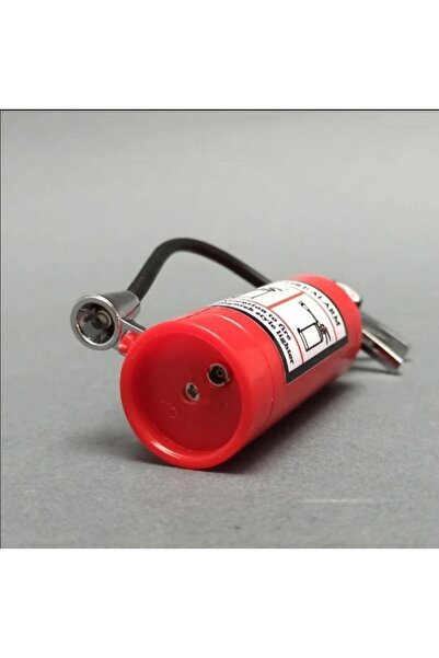 farist Yangın Söndürme Tüpü Şeklinde Bütan Gazlı Alevli Doldurulabilir Çakmak