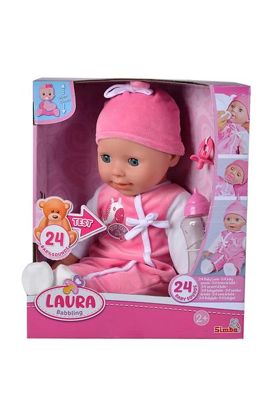 Simba LAURA BABBLING BABY 38CM