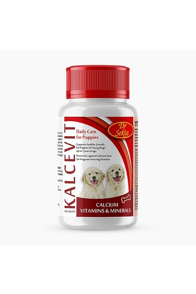 DR Şekil Kalcevit Nutritional Supplement for Dogs - 100 Tablets