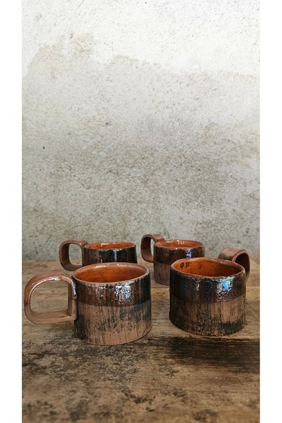 El Yapımı Artisan Seramik Kahve Fincanı, Kupa