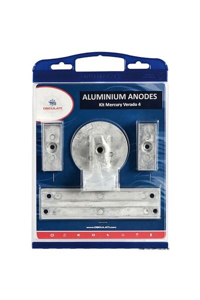 OSCULATI Kit Anozi Magneziu pentru Motoare Mercury Verado 6, Set 8 Bucati
