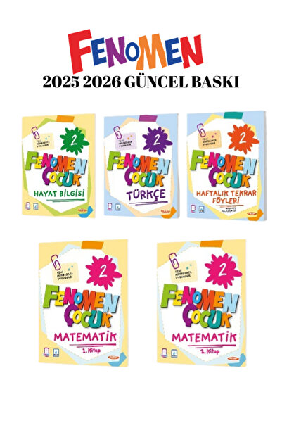 Fenomen Yayıncılık Fenomen Çocuk 2.sınıf set 2025 2026