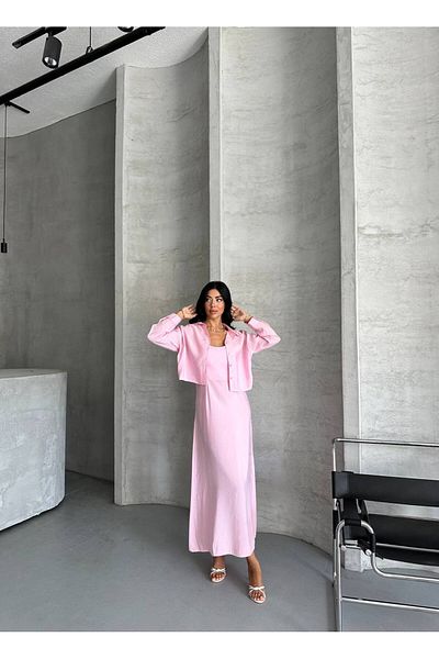 aytenli U-Neck Rope Strap Flowy Maxi Dress Mid-Length Shirt Dress Shirt Double Modal Suit