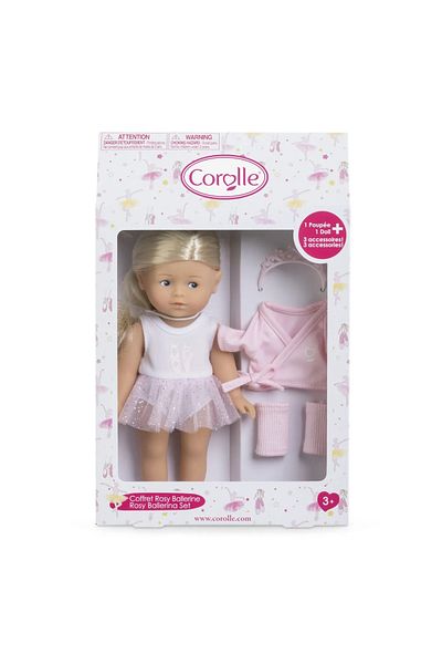 COROLLE LTC ROSY BALLERINA DOLL SET WITH ACCESSORIES 20CM