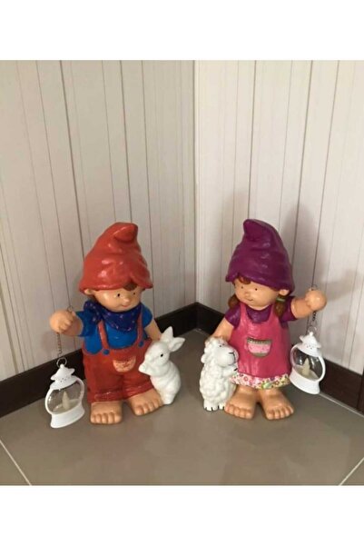 Şeydanın koleksiyonu BAHÇE CÜCESİ, İKİLİ OBJE 58 cm