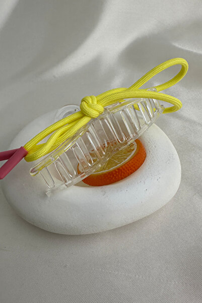 Modex Orange Orange Slice Yellow Rope Detail Transparent Clamp Buckle (12cm)