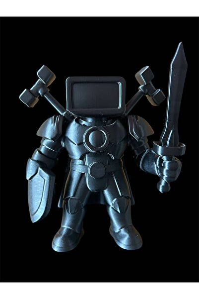 3d layer craft Skibidi Toilet Titan Titan Tvman Figür Oyuncak 17 cm Şibili Tu...