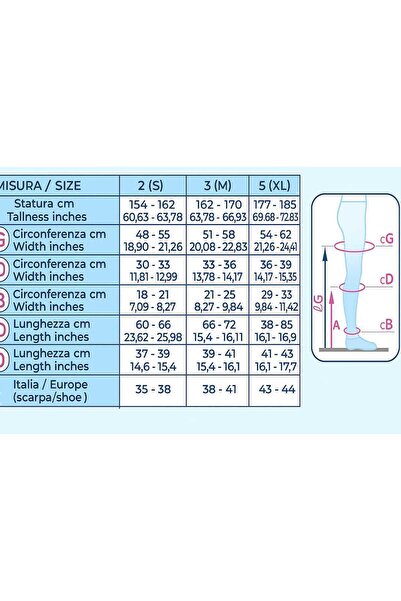 Variteks Turkish front closed above knee varicose vein stocking size L