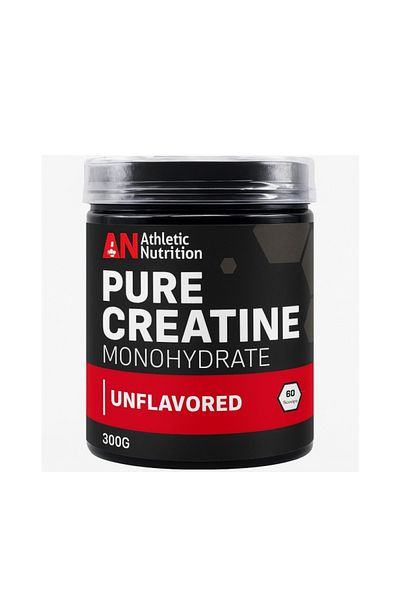 Athletic Nutrition Pure Creatine 300 G, Unflavored, Boosts Muscle Growth and Workout Performance