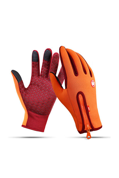 Choice قفازات ركوب الدراجات النارية للرجال والنساء من M Upgrade Orange، دافئة...