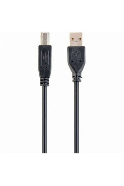 Gembird Cablu USB pentru imprimantă, USB-A 2.0 la USB-B 2.0, 3 m, conectori placați cu aur, negru