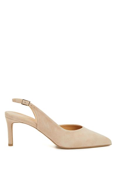 Dıvarese Mink Women's Suede Heeled Shoes