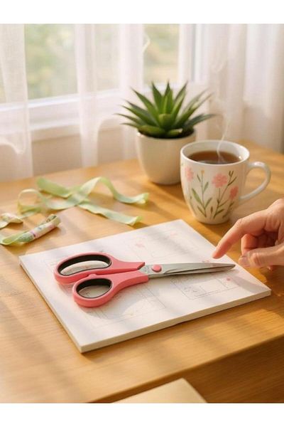 Ark Scissors 19 cm Pastel Pink Scissors