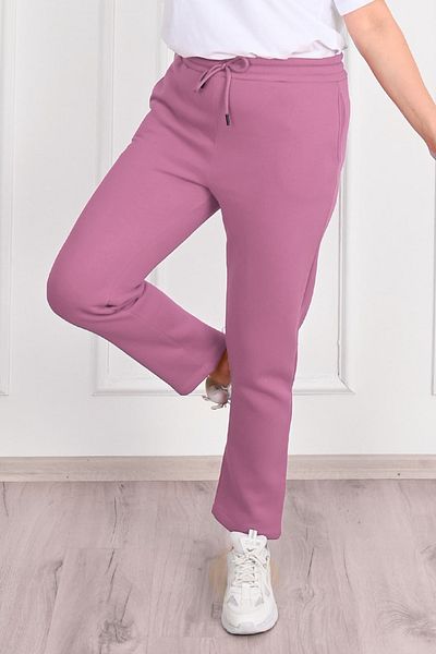Bigsize Women's plus size thick trousers 6133-23 - Light pink, XL