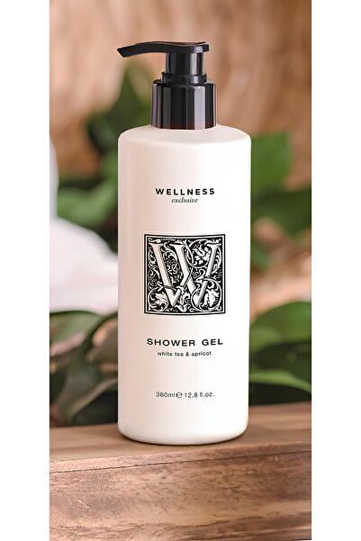 Wellness Exclusive White Tea & Apricot Shower Gel 380 ml – Beyaz Çay ve Kayısı Özlü Duş Jeli