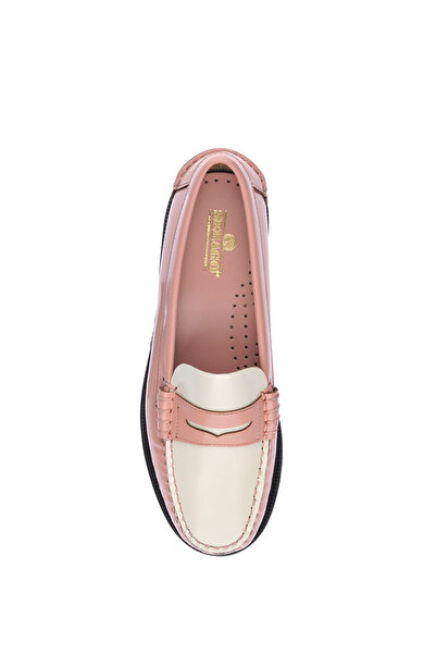 Sebago Classic Dan Pigment Pembe Beyaz Kadın Deri Loafer