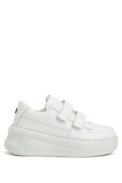 Acne Studios Steffey U Friend Raise Beyaz Kadın Deri Sneaker