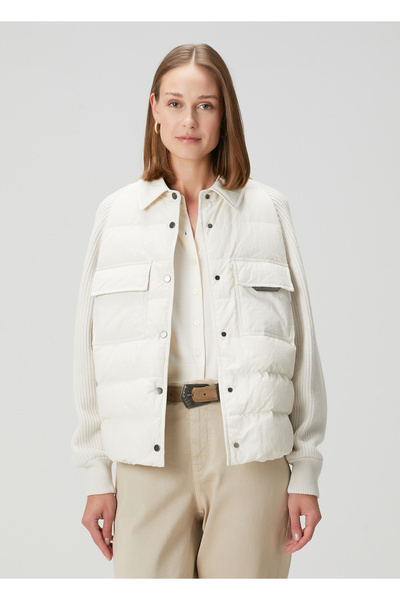 Brunello Cucinelli Beyaz Triko Mont