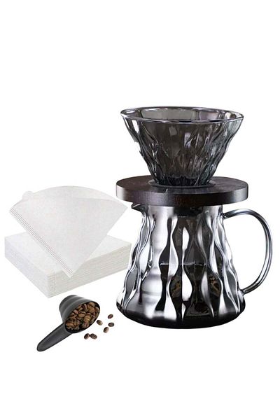 Unspecified Coffee Dripper Preparation Set with 4 Pieces
