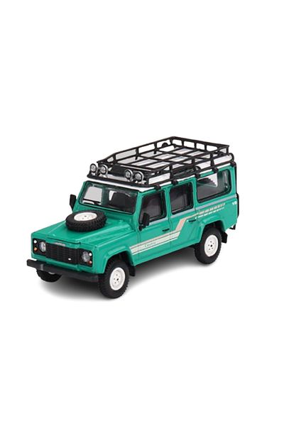 mini gt Land Rover Defender 110, verde, Mini GT 1/64