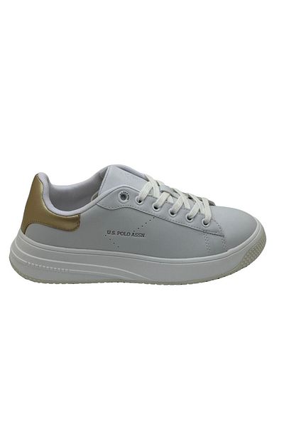 U.S. Polo Assn. Yuna 5Pr Women's Shoes-White-Gold