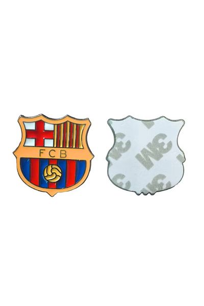 SUMAKA ملصق نادي برشلونة لكرة القدم، ملصق معدني للهاتف المحمول