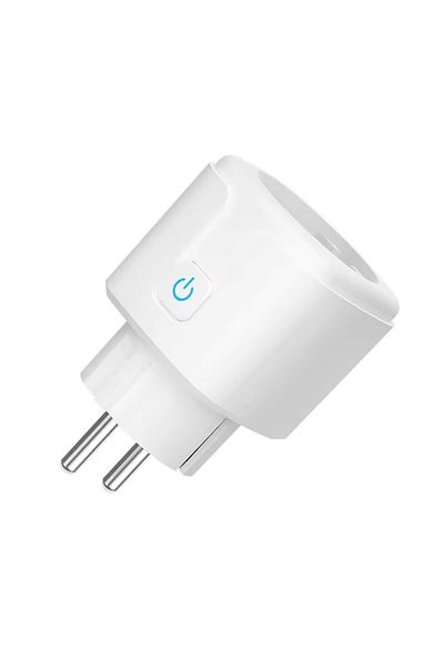 OEM Priza smart, 16A, App Tuya/Smart Life, Monitorizare consum, Compatibil Alexa/Google Assistant, Alb