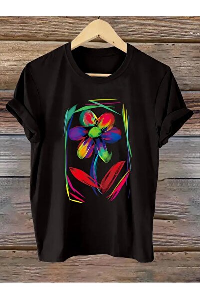 CLASİVA Rose New Season Product Modern Design Custom Print Women's Unisex Ove...