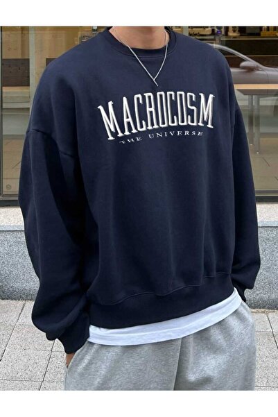 Harajuku Style Μπλε ναυτικό με στάμπα Oversize Unisex