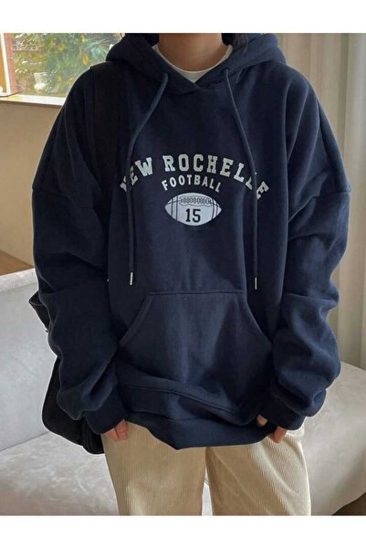 Harajuku Style كوبسون عرق أزرق داكن Unisxs